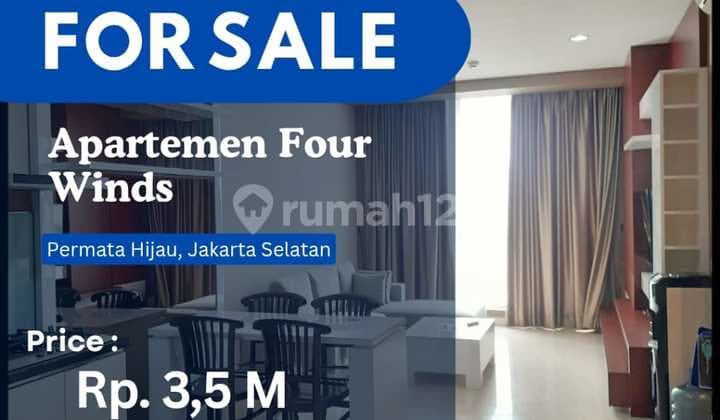 Dijual Cepat Four Winds Apt. 2Br+Study - Big Size Unit Best City View