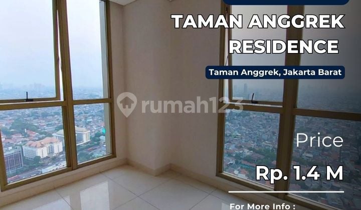 Taman Anggrek Residence Turun Harga 2BR Dijual Cepat City View