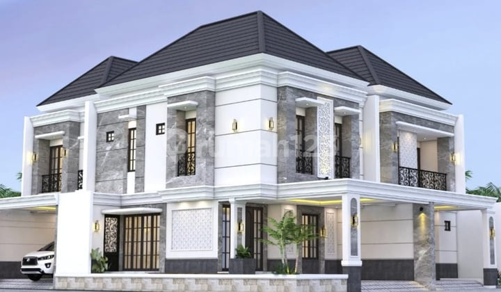 Rumah American Style 2 Lantai Kertajaya Dekat Manyar dan Galaxy