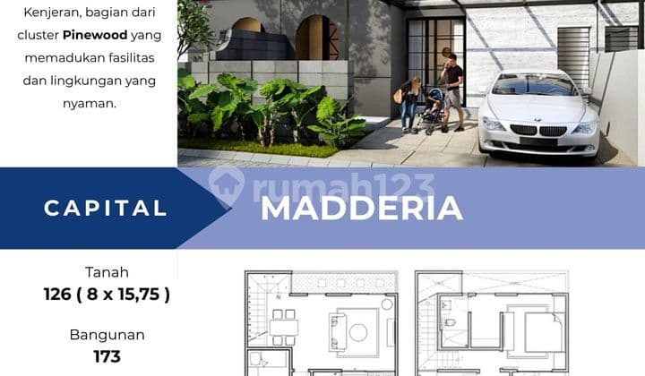 JUAL RUMAH BARU MEZZANINE AMERICAN TROPICAL HOUSE THE GRAND KENJERAN SURABAYA