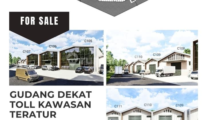 JUAL GUDANG LOKASI STRATEGIS MULAI 2,15 M DEKAT PINTU TOLL GEMPOL KAWASAN INDUSTRI & PERGUDANGAN SIDOARJO