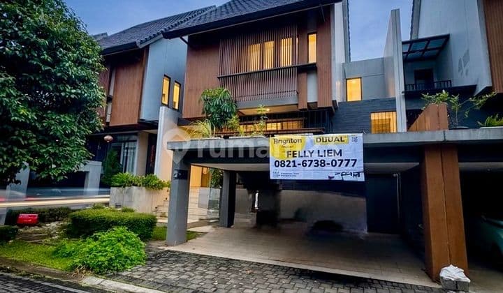 Termurah! Jual Cepat Rumah Cluster Caelus View Taman di Perumahan Greenwich