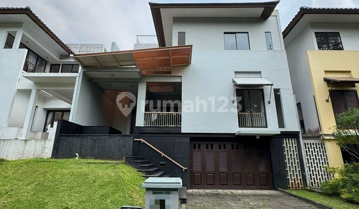 Rumah 3 Lantai Cluster De Heliconia BSD Spesial Basement Sudah Full di Perluas Sejak Pembangunan, De Park BSD