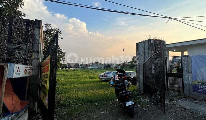 Di jual cepat tanah kotak datar peruntukan sekolahan/ pesantren / usaha / gudang dll