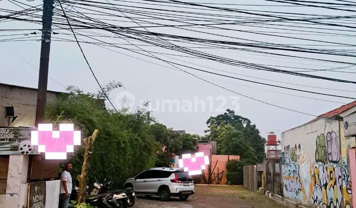 Disewakan.tanah Komersil.pinggir.jalan.utama Memanjang Kebelakang Dipdk.aren.bintaro Tangsel