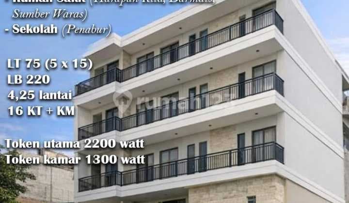 Rumah Kost Baru 16 Kamar Strategis di Tomang Jakarta Barat