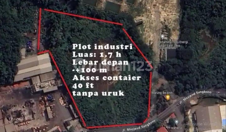 Tanah Lahan Industri Raya Mayjend Sungkono Gresik