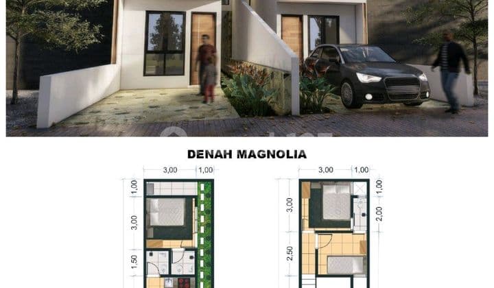 Jual Rumah Baru Gunung Anyar Tipe Magnolia Dekat Tirta Amerta