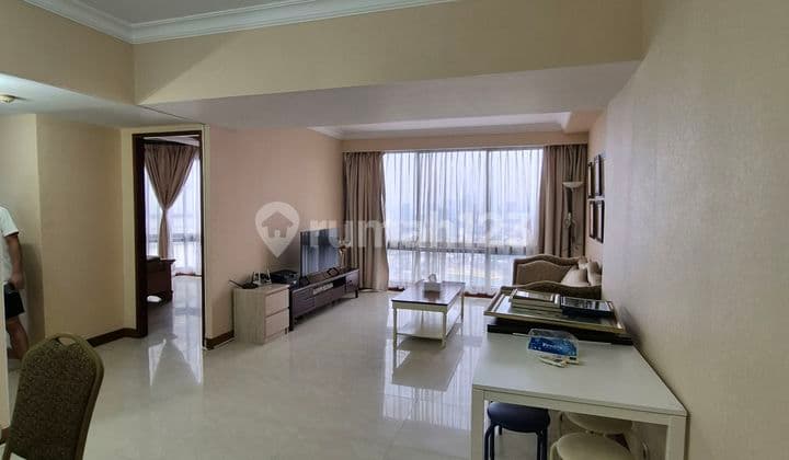 Kondo Taman Anggrek 2+1, Disewakan.cepat , Homny,.unit Sudut Apartemen Laelia 2 Kamar Tidur Furnished