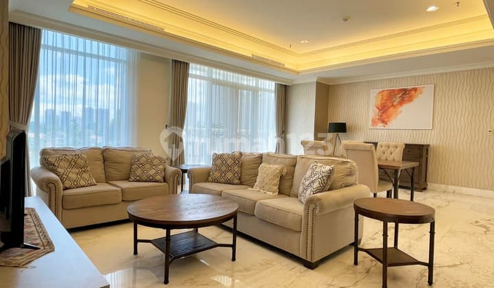 Botanica Apartment Simprug 2+1 Kamar Tidur, Full Furnished, Pool View Unit Bagus