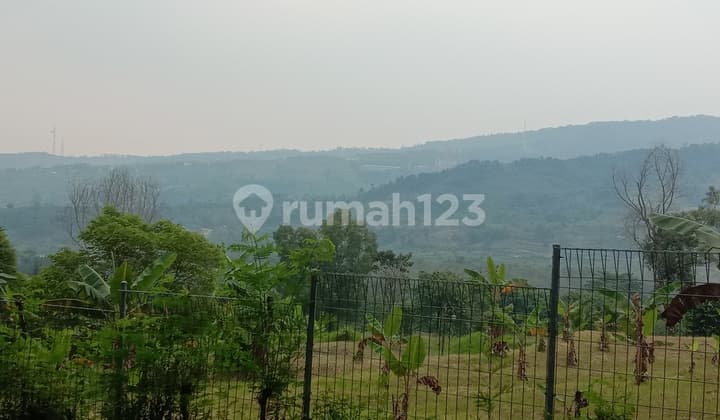 Kavling sertifikat best view gunung di Notridge golf Sentul city