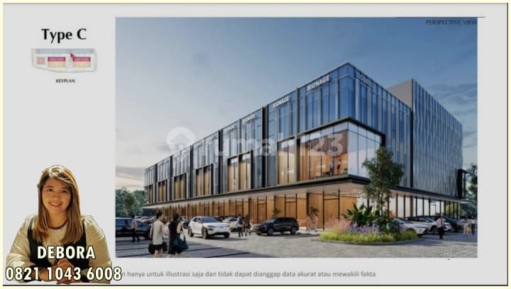 Navapark Business Suites, Gedung 4 Lantai,corner, Depan Unilever