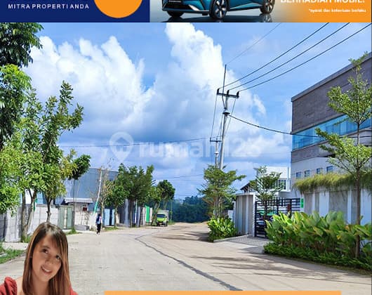 Gudang Industri Dekat Bsd, Inden 8 Bulan, Bebas Banjir,cont 40 Ft