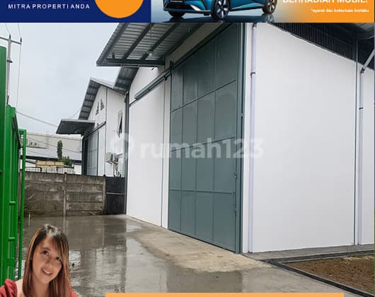 Gudang Industri Akses Container 40 Ft, Inden 8 Bulan, Bisa Custom