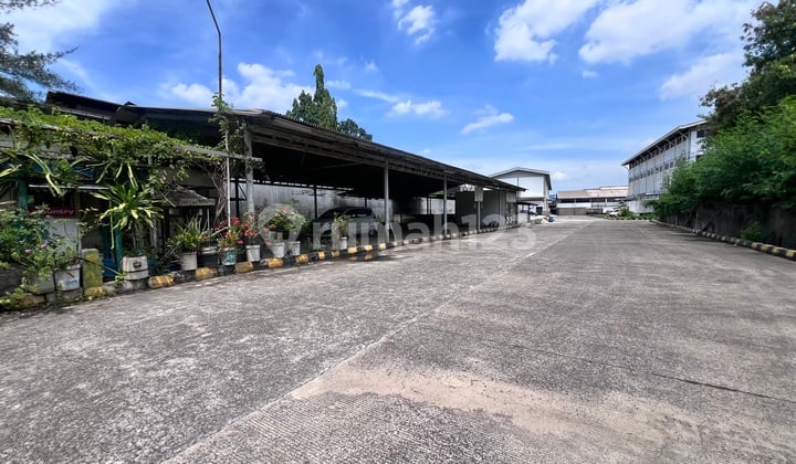 Jual Kavling Gudang Kapuk Kamal 1700 Mtr Sudah Cor. Container40ft