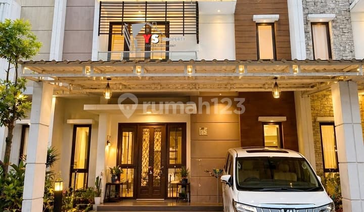 Zn109 Rumah Full Furnished Bagus Cluster Burgundy Summarecon Bekasi