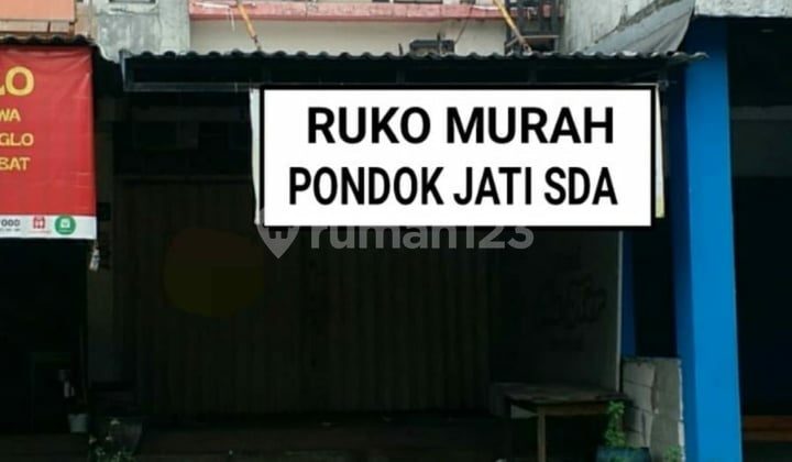 Ruko Super Murah di Pondok Jati Sidoarjo. Cocok Utk Kuliner Kantor Toko Depot Cafe Dll