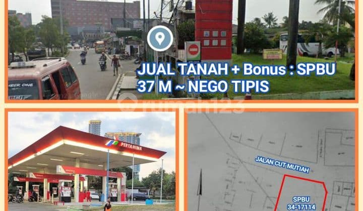 Jual Tanah 2.626 M2, Spbu Hanya Bonus. Area Emas Kota Bekasi