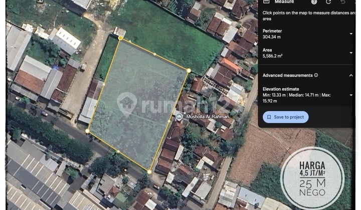 Lahan Industri Strategis Pinggir Jalan Raya Kudus Jepara