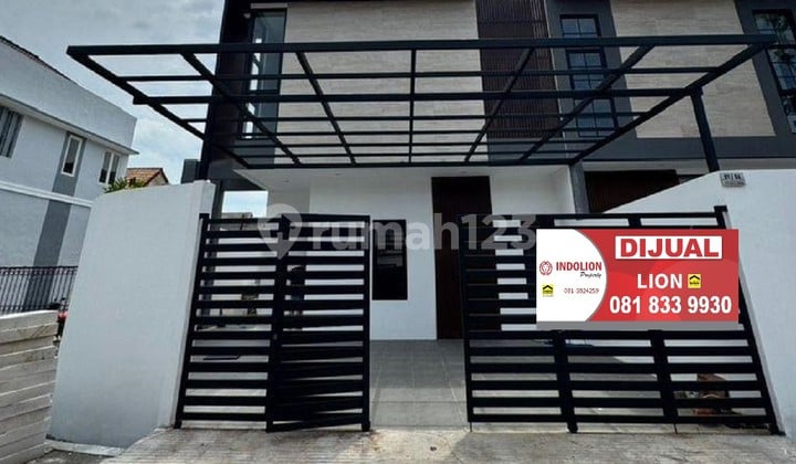 Rumah 2 lantai Modern Minimalis di Sutorejo dengan Row jalan 4 Mobil (sisa 1 Unit)