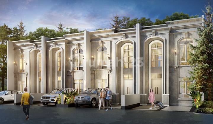 Rumah Bandar Lampung , Desain Eropa 2 Lantai 600 Jtaan Dekat Ubl