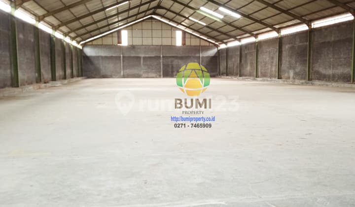 Siap Pakai Gudang Lokasi Kalikotes Klaten