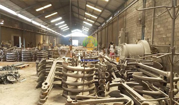 Gudang Zona Industri luas 4950 meter siap pakai di Ceper, Klaten