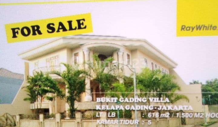 Jual Bgv Luas 616m2 Kelapa Gading