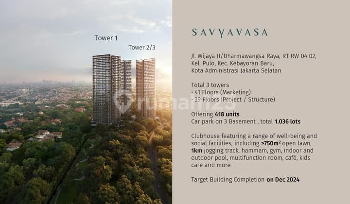 Savyavasa Dharmawangsa Luxury Apartments