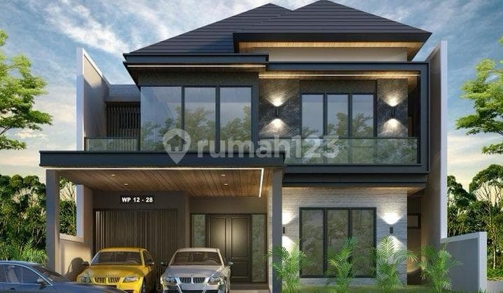 Modern Minimalist Waterfront House in West Surabaya
