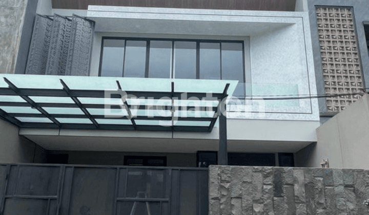 RUMAH MINIMALIS TROPICAL DI ARAYA GALAXY BUMI PERMAI SURABAYA ROW JALAN 3 MBL LOSS