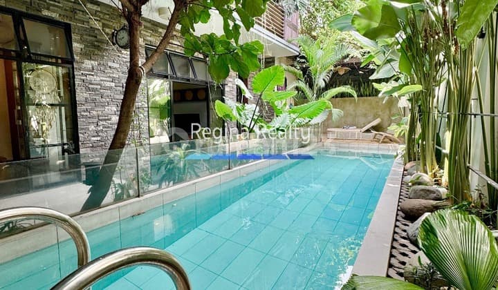 Tropical Design 2-Story House with Swimming Pool