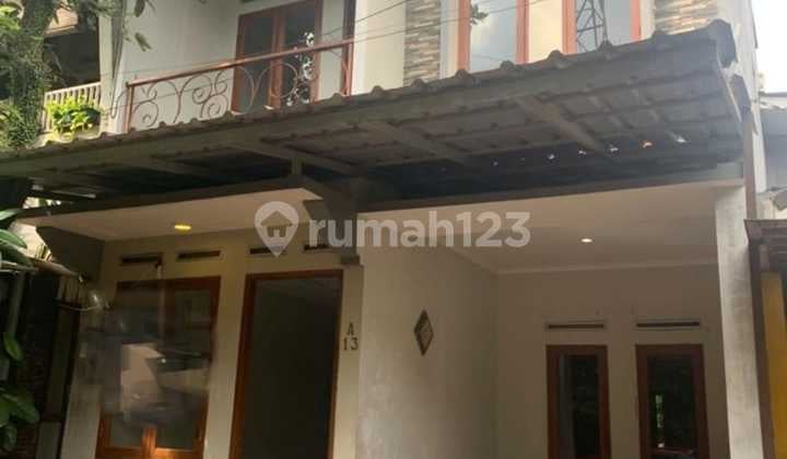 Rumah 2 lantai semi furnished siap huni dicluster area bintaro harga murah
