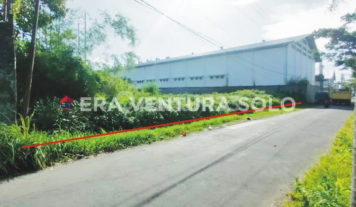 Tanah Zona Kuning Kawasan Gudang Grogol Sukoharjo