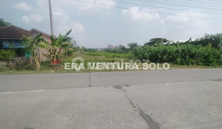 Tanah Pekarangan Siap Bangun Strategis Sukoharjo