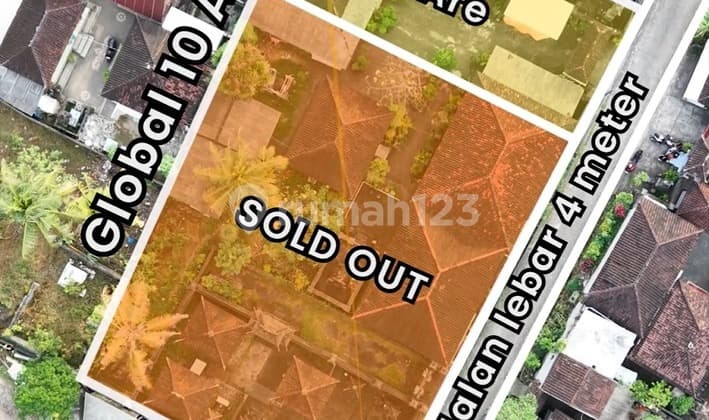 Tanah Di Jl. Pantai Kedungu Shm 300.0 M²