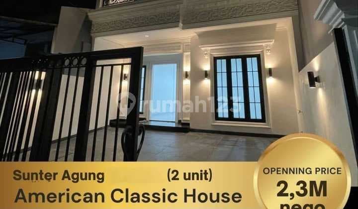 Rumah American Classic Brand New di Sunter