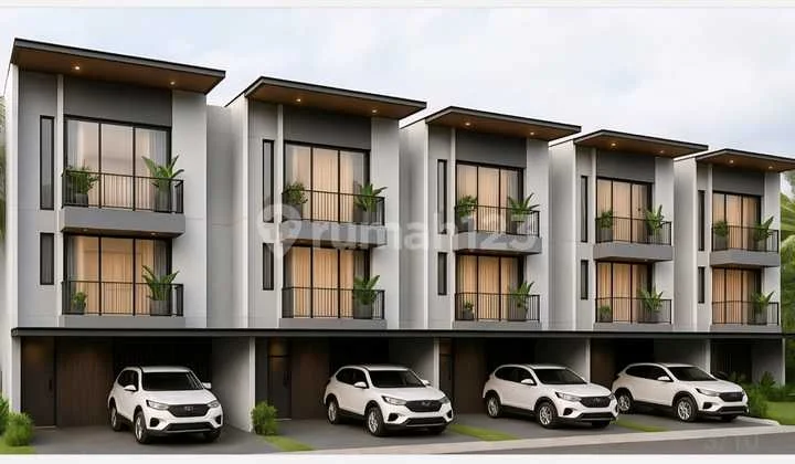 Dijual Rumah Baru 3 Lantai Dalam Townhouse di Pondok Kelapa Duren Sawit Jakarta Timur