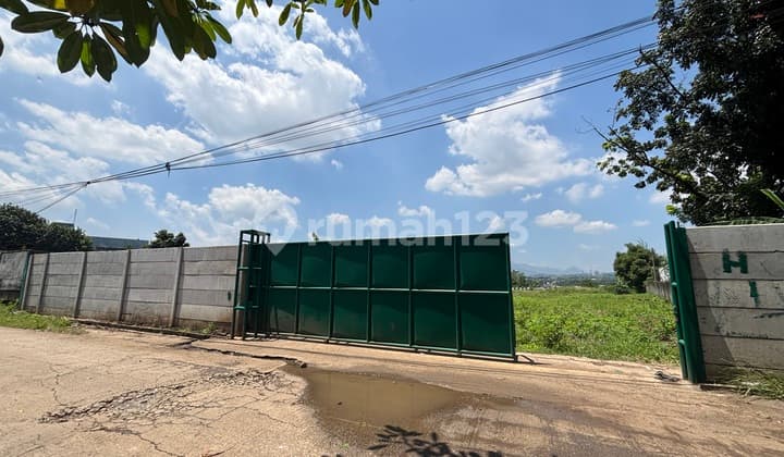 Lahan 1.85 Hektar di Sewakan di Kawasan Industri Wanaherang Cileungsi