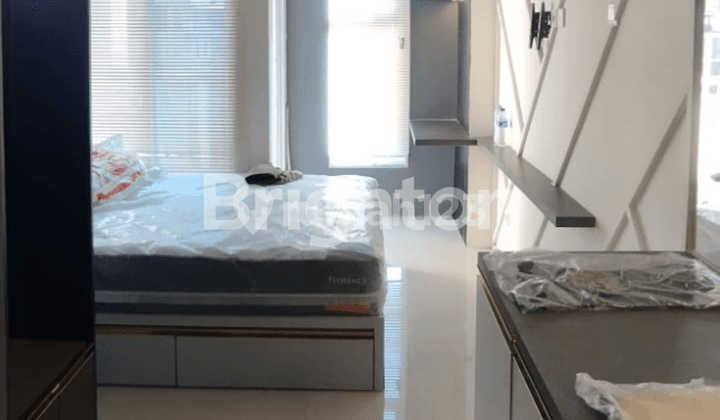 MURAH! AMOR NEW GRESS STUDIO FULL FURNISHED INTERIOR MEWAH CONNECTED EASTCOAST MALL DEKAT HOKKY PAKUWON CITY MULYOSARI GALAXYMALL