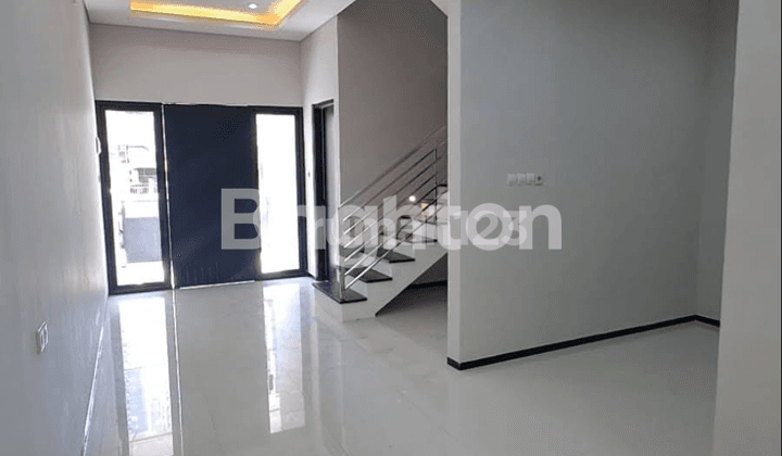 RUMAH VILLA KALIJUDAN SURABAYA STRATEGIS ONE GATE SYSTEM FULL GRANIT