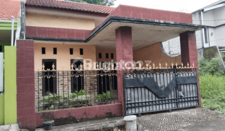 RUMAH 400 JT'AN, 1 LANTAI, LOKASI PERMATA, PONDOK TJANDRA, PONDOK CHANDRA, ROW 2 MOBIL, NEGO