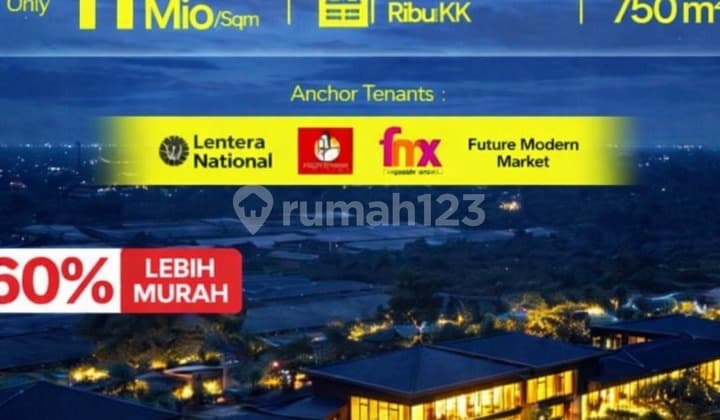 Best Commercial Premium 3-Storey Plot City Gate Starting 8M Gading Serpong