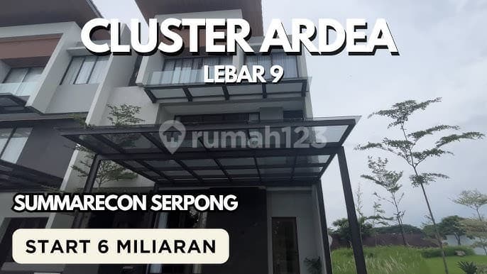 Terbaru Rumah Free PPN Last Unit Last Stock Ardea Summarecon Gading Serpong Pot 220 Juta!