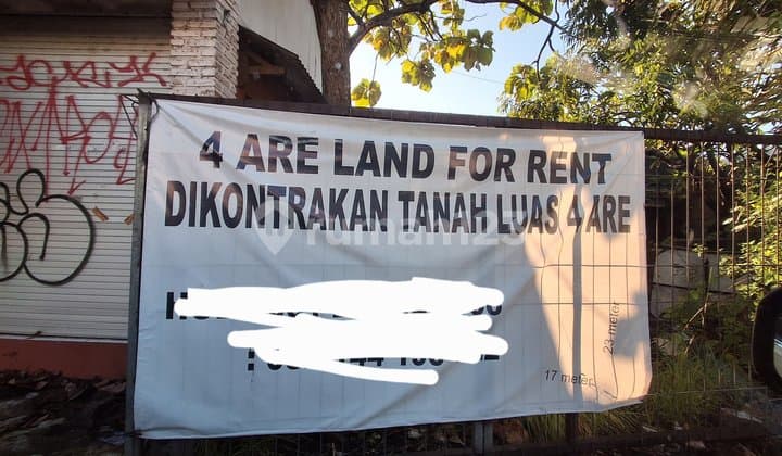 Tanah 4 Are.disewakan di Kedampang Kerobokan