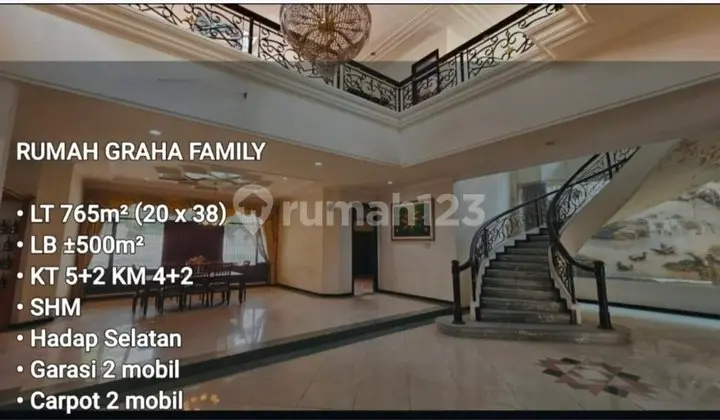 Rent House Graha Family Surabaya Barat 765M², Private Luxury Area