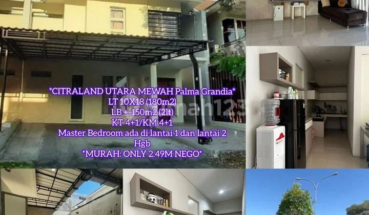Termurah Jual Rugi Rumah Double Way Citraland Utara, Furnish Siap Huni Terawat Nego! Termurah Jual Rugi Rumah Double Way Citraland Utara, Furnish Siap Huni Terawat Nego!