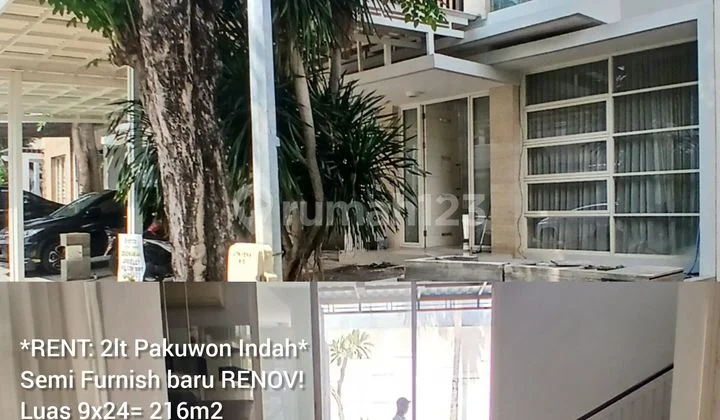 RENT 2LT RMH BARU RENOV PAKUWON INDAH, FURNISH RENT 2LT RMH BARU RENOV PAKUWON INDAH, FURNISH