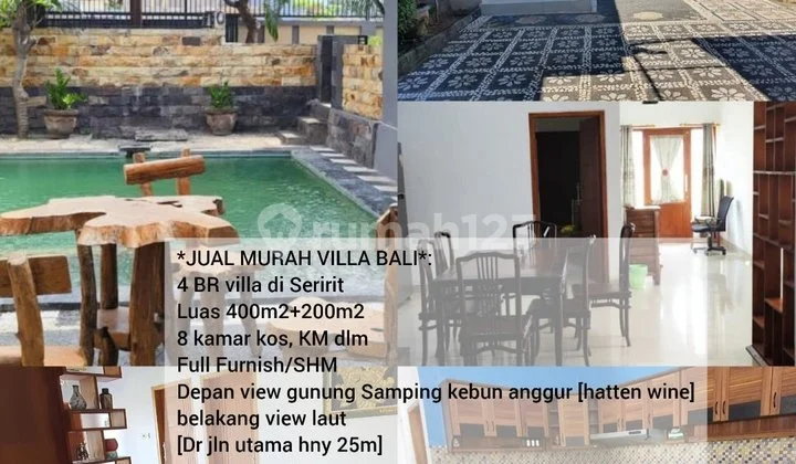 Termurah: Villa With Pool, SHM di Seririt Bali 600M2, Siap Pakai Tanpa Renov, Aktif Tersewa, 2 Lantai + Juga Ada Stok Villa di Canggu 3.5Are Nego. Termurah: Villa With Pool, SHM di Seririt Bali 600M2, Siap Pakai Tanpa Renov, Aktif Tersewa, 2 Lantai + Juga Ada Stok Villa di Canggu 3.5Are Nego.