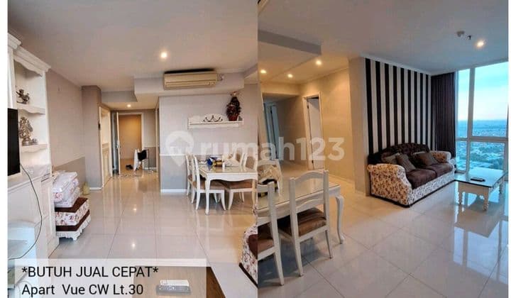 Apart Vue Ciputra World Mall 3br+1, Jual 2.1m Nego / Sewa 130jt/th